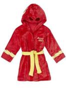 DC Comics Boys The Flash Red Plush Robe Size 2T 3T 4T 4/5 6/7 8 10/12
