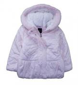 Jessica Simpson Toddler Girls Pink Quilted Peplum Coat Size 2T 3T 4T