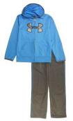 Under Armour Boys Mako Blue 2pc Hooded Tracksuit Size 7 $42.99