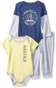 Nautica Infant Boys Yellow & Blue 3pc Pant Set Size 0/3M 3/6M 6/9M 12M 18M $45