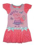 Peppa Pig Toddler Girls Beautiful Butterfly Pajama Night Gown Size 2T 3T 4T
