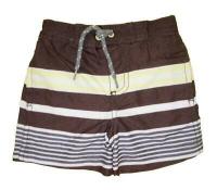 Carter's Infant Boys Brown Striped Swim Short Size 18M $24