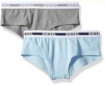 Diesel Girls Blue & Gray Two-Pack Hipsters Size S M L