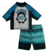 P.S. from Aeropostale Boys Jawesome Rashguard Swim Set Size 2T 3T 4T 4 5 6 7
