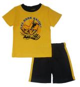 Batman Toddler Boys S/S Yellow Top Two-Piece Short Set Size 2T 3T 4T