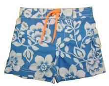 Carter's Infant Boys BLue Tropical Floral Swim Short Size 3/6M 6/9M