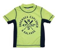 Osh Kosh B'gosh Toddler Boys Yellow & Navy Rashguard Top Size 4T 5T $28