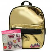 L.O.L. Surprise Mini Backpack w/Reusable Stickers Size 10 x 8