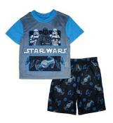 Star Wars Little/Big Boys 2pc Darth Vader Pajama Short Set Size 6 8 10 12 $38