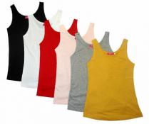 Buzz U.S.A. Womens 6pc Assorted Color Tank Tops Size S M L XL