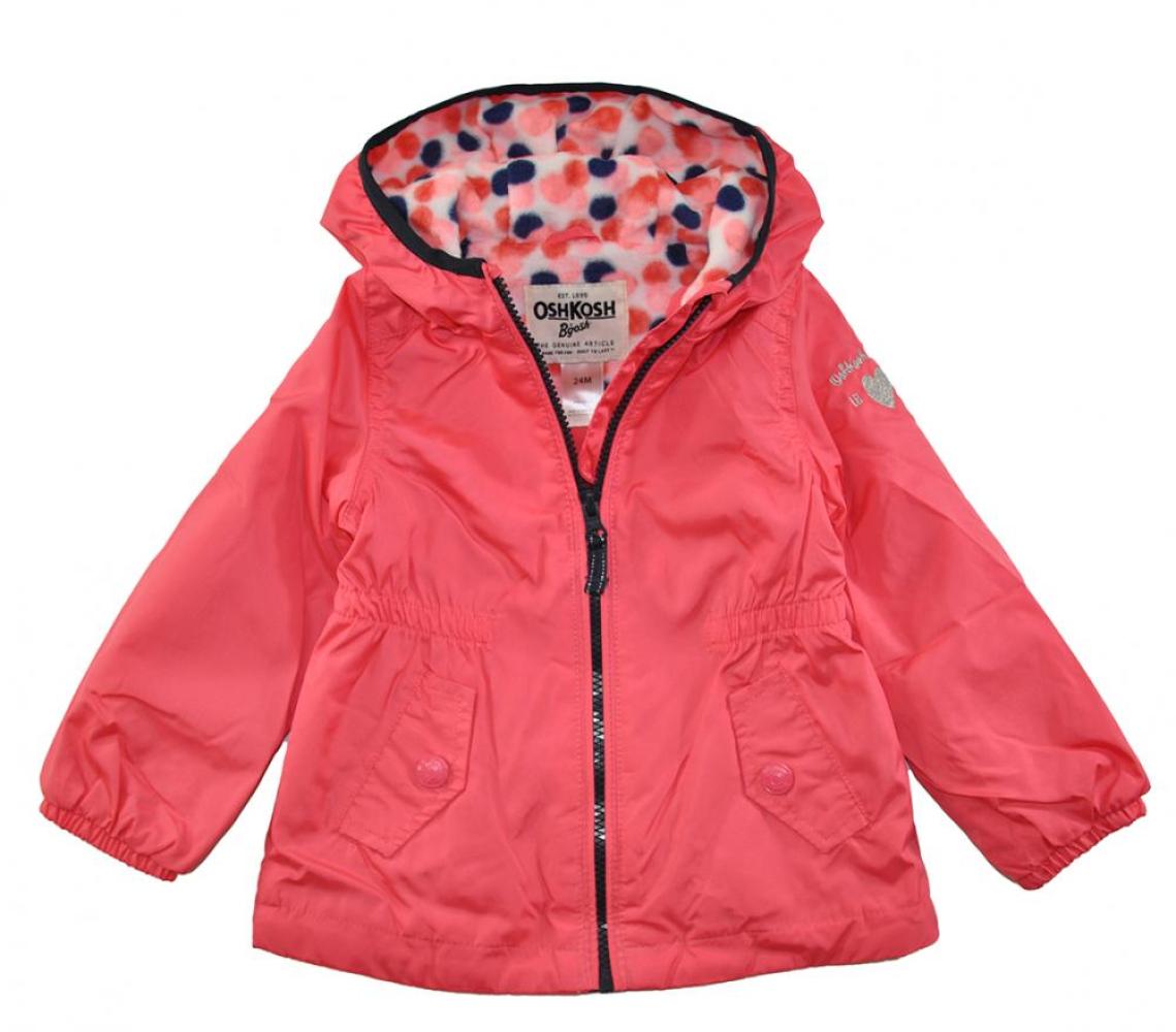 Osh Kosh B'gosh Infant Girls Fleece Lined Jacket Size 12M 18M 