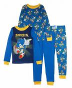 Sonic The Hedgehog Little/Big Boys 4pc Pajama Pant Set Size 4 6 8 10