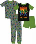 Minecraft Boys 4pc Pajama Set Size 6 8 10 12