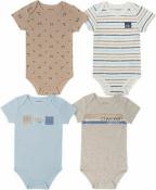Calvin Klein Infant Boys 4-Pack Bodysuits Size 0/3M 3/6M 6/9M 12M 18M 