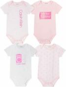 Calvin Klein Infant Girls 4-Pack Bodysuits Size 0/3M 3/6M 6/9M 12M 18M 
