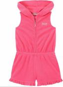Juicy Couture Big Girls Pink Hooded Romper Size 7 8/10 12 $60
