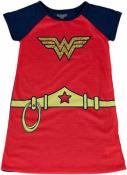 Wonder Woman Girls S/S Pajama Nighgown Size 4/5 6/6X 7/8 10/12