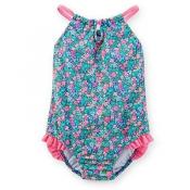 Carter's Infant Girls One Piece Floral Swimsuit Size 12M 428