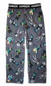 Minecraft Boys Grey Printed Pajama Pant Set Size 4/5 6/8 10/12 14/16 $24