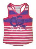 Coogi Girls Striped Tank Top Size 4 5/6 6X $34