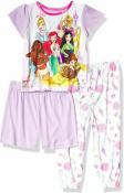 Disney Princess Toddler Girls S/S Three-Piece Pajama Set Size 2T 3T 4T