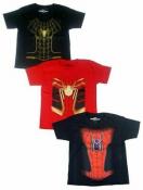 Marvel Spider-Man Boys 3 Pack Graphic T-Shirts Size 4 5/6 7 8 10/12