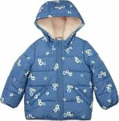 Carter's Girls Blue Floral Puffer Jacket Size 2T 3T 4T 4 5/6 6X