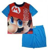 Super Mario Little/Big Boys 2pc Pajama Short Set Size 4/5 6/7 8 10/12