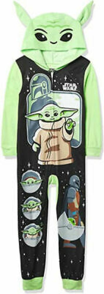 Star Wars Boys L/S Hooded Blanket Sleeper Size 4 6 