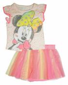 Minnie Mouse Toddler Girls Belle Two-Piece Skort Set Size 2T 3T 4T
