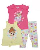 Fancy Nancy Toddler Girls Ooh La La 3pc Capri Legging Set Size 2T 3T 4T