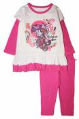 My Little Pony Toddler Girls L/S Pink Tunic 2pc Legging Set Size 2T 3T