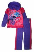 My Little Pony Toddler Girls Purple Hoodie 2pc Sweat Suit Size 2T 3T 4T $25.99