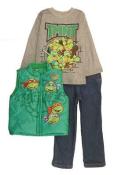Teenage Mutant Ninja Turtles Toddler Boys Vest 3pc Pant Set Size 2T 3T 4T