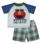 Sesame Street Infant Boys Elmo 2pc Short Set Size 12M 18M 24M