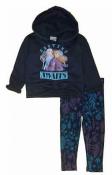 Frozen 2 Toddler Girls Navy Blue Hoodie 2pc Legging Set Size 2T 3T 4T 4 5 6 6X