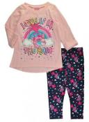 Trolls Girls Pink Tunic 2pc Legging Set Size 4 5 6 6X
