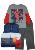 Sesame Street Toddler Boys Elmo 3pc Pant Set Size 4T