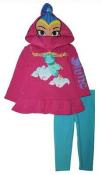 Shimmer and Shine Toddler Girls Costume Hooded Legging Set Size 2T 3T 4T