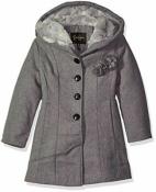 Jessica Simpson Girls Grey Faux Wool Double Coat Size 4 