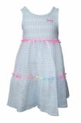 Juicy Couture Girls Blue Glo Sleeveless Dress Size 4 5 6 6X