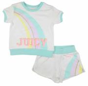 Juicy Couture Girls Two-Piece Short Set Size 4 5 6 6X