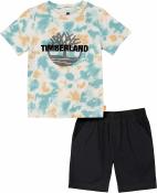 Timberland Baby-Boys 2 Pieces Bright White Printed Tee Short Set Size 2T, 3T, 4T