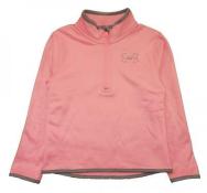 Under Armour Girls Pink & Gray 1/4 Zip Pull-Over Size 5
