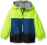 Osh Kosh B'gosh Infant Boys Green & Blue Fleece Lined Jacket Size 12M
