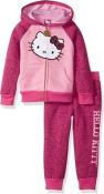 Hello Kitty Girls 2-Piece Fleece Hoodie & Jogger Pant Set Size 3T 4T 5/6 8/10