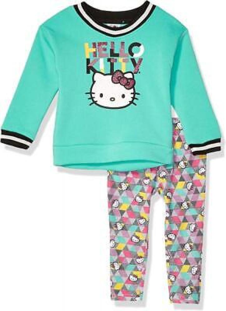 Hello Kitty Girls 2-Piece Sweatshirt & Legging Set Size 3T 4T 5/6
