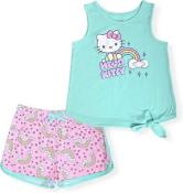 Hello Kitty Girls 2-Piece Tank Top and Short Set Size 3T 4T 5/6 6X 7 8/10 12