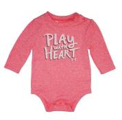 Under Armour Infant Girls L/S Play With Heart Bodysuit Size 3/6M