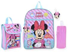 Disney Minnie Mouse Girls Feel Good 16 inch Backpack 6 Piece Set